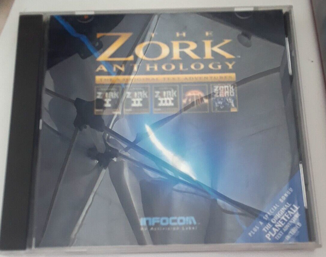 The Zork Anthology 5 Original Text Adventures PC CD Rom Video Game Mac Dos