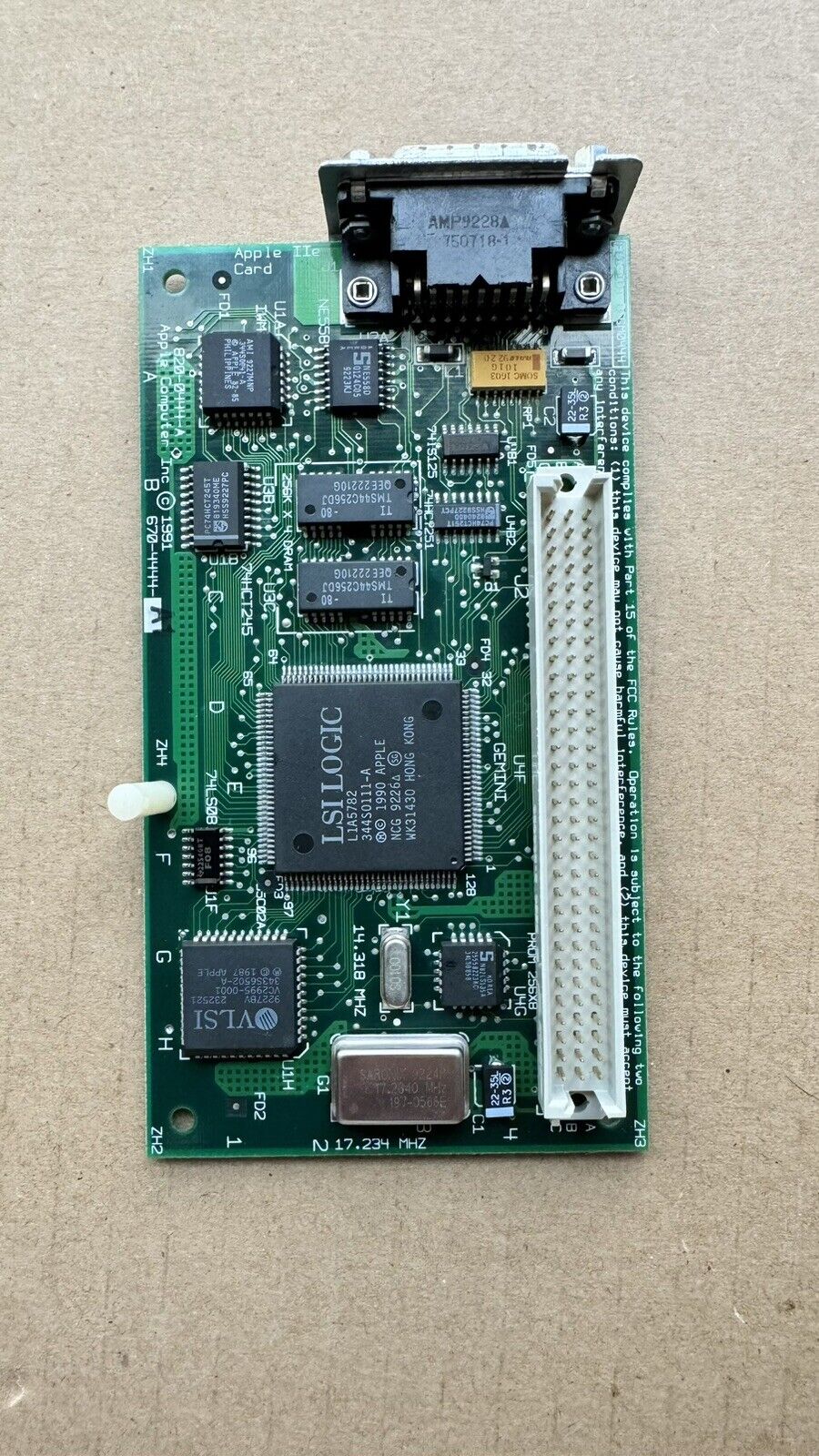 Recapped Apple IIe Card For LC Macintosh.