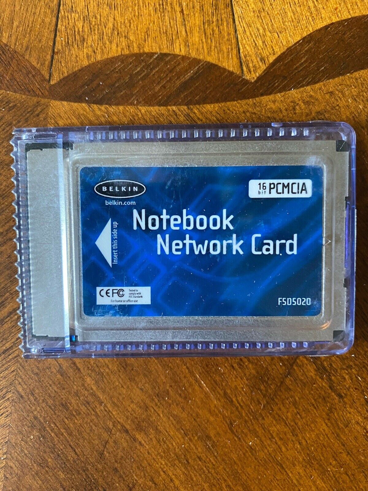 Belkin Notebook Network Card 10/100BT Ethernet 16 bit PCMCIA For Cable/DSL Modem