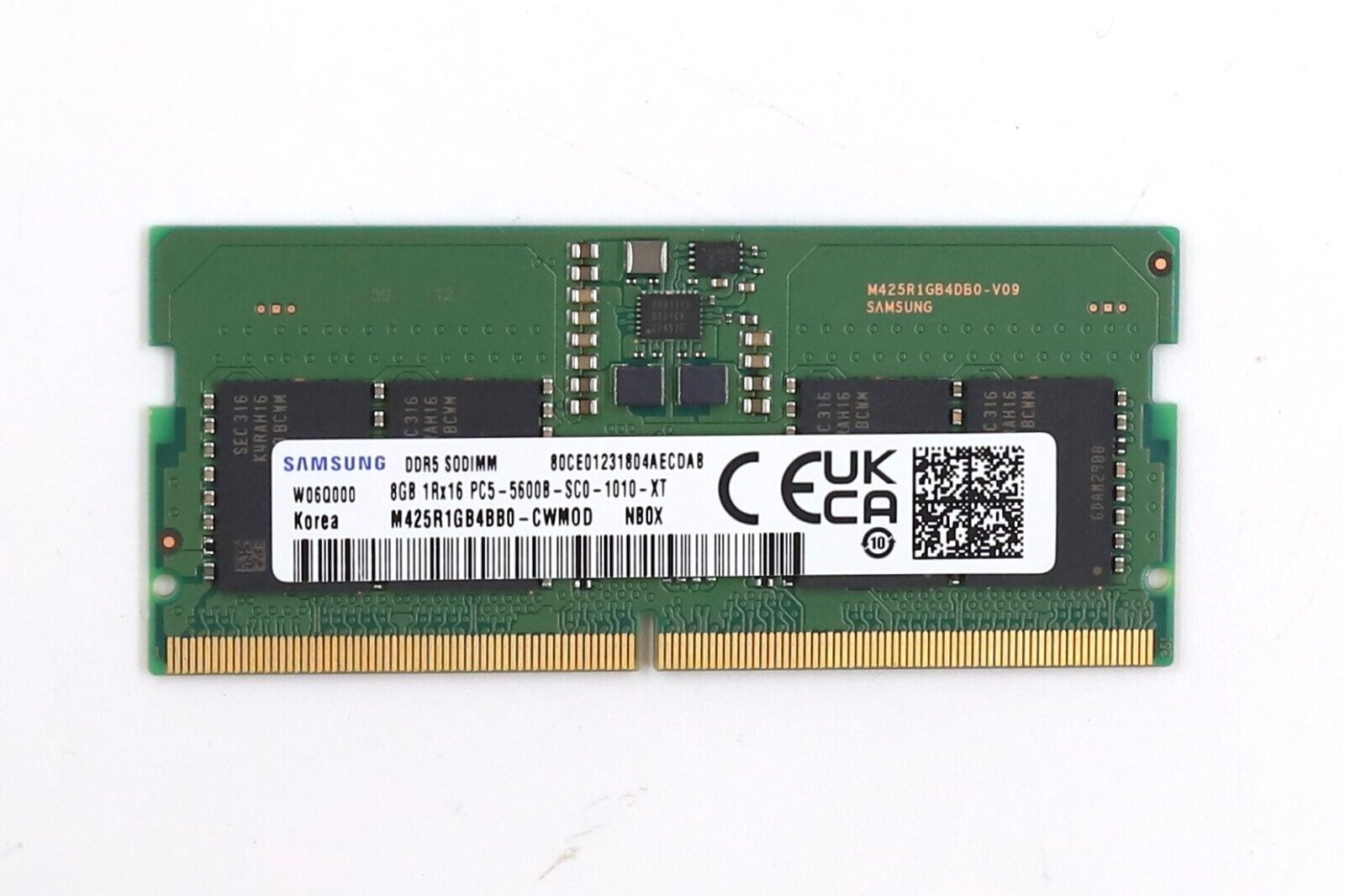 Samsung 8GB 1Rx16 PC5-5600B-SC0-1010-XT Laptop Memory M425R1GB4BB0-CWM0D Tested