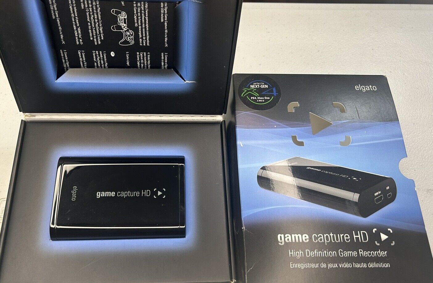 AS IS - DEVICE ONLY- Elgato Game Capture HD High Definition Game Recorder