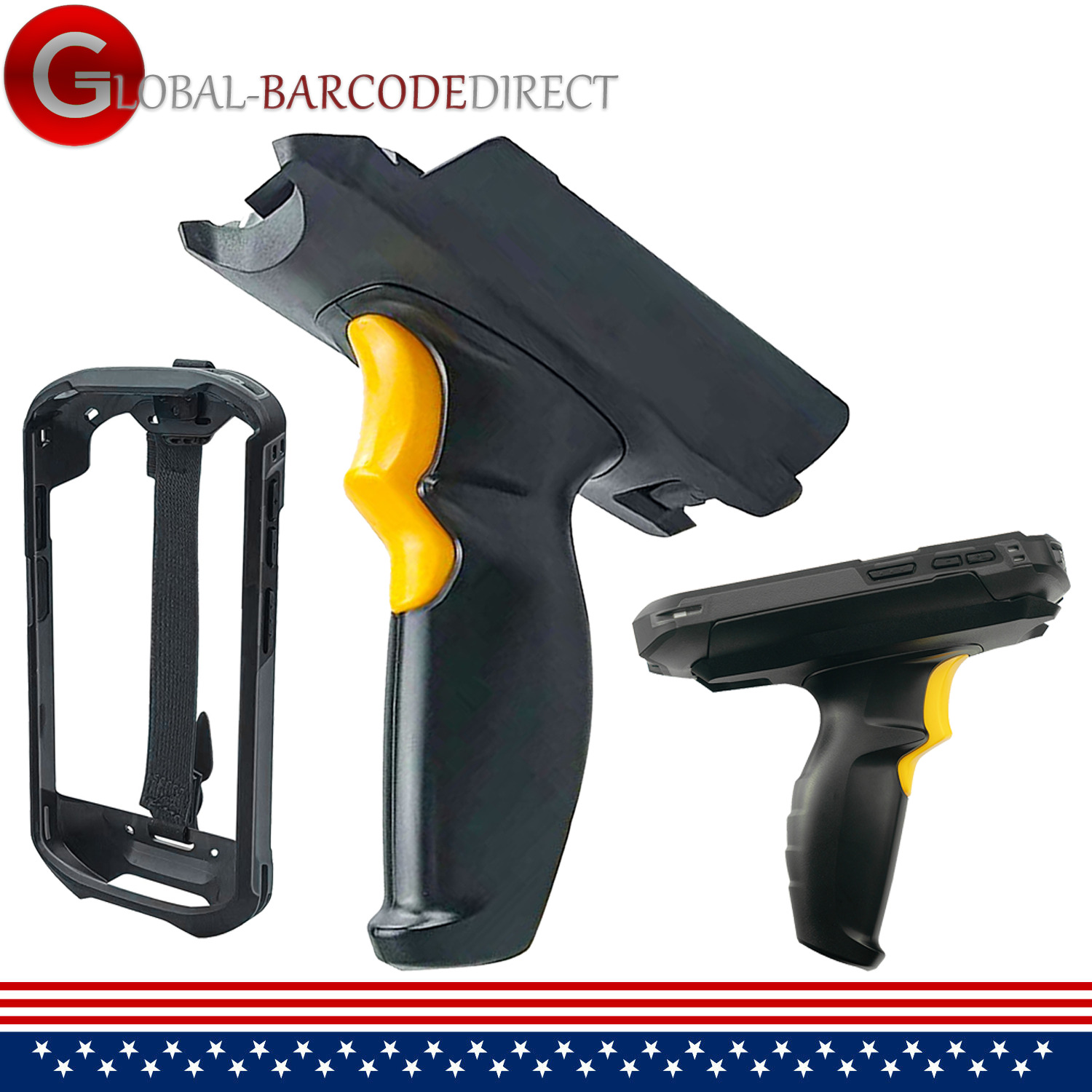 Protective Case+Snap On Trigger Scan Pistol Grip for Zebra TC51 TC52 TC56 TC57