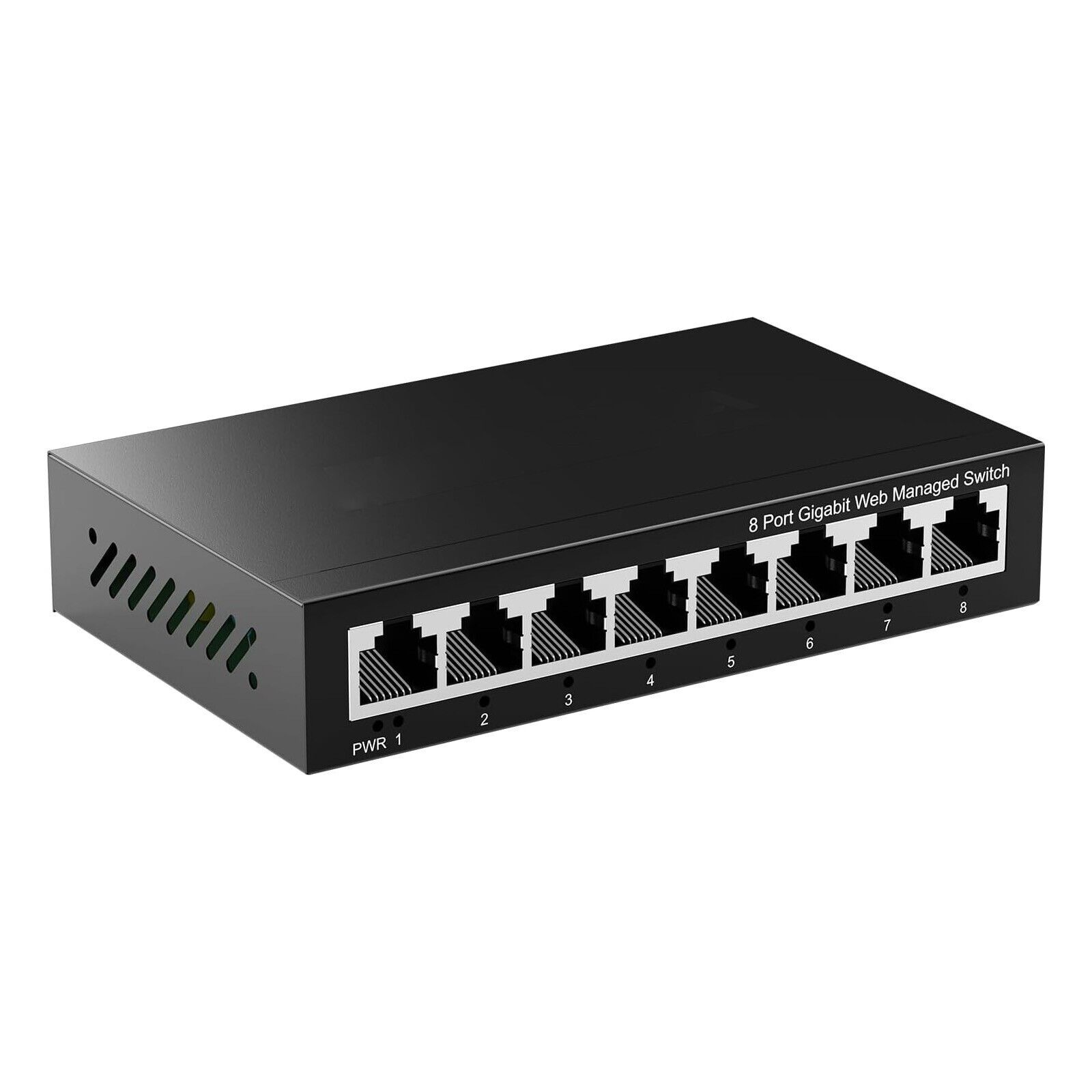 8-Port Gigabit Easy Smart Managed Ethernet Switch,Metal Housing,Link Aggregation