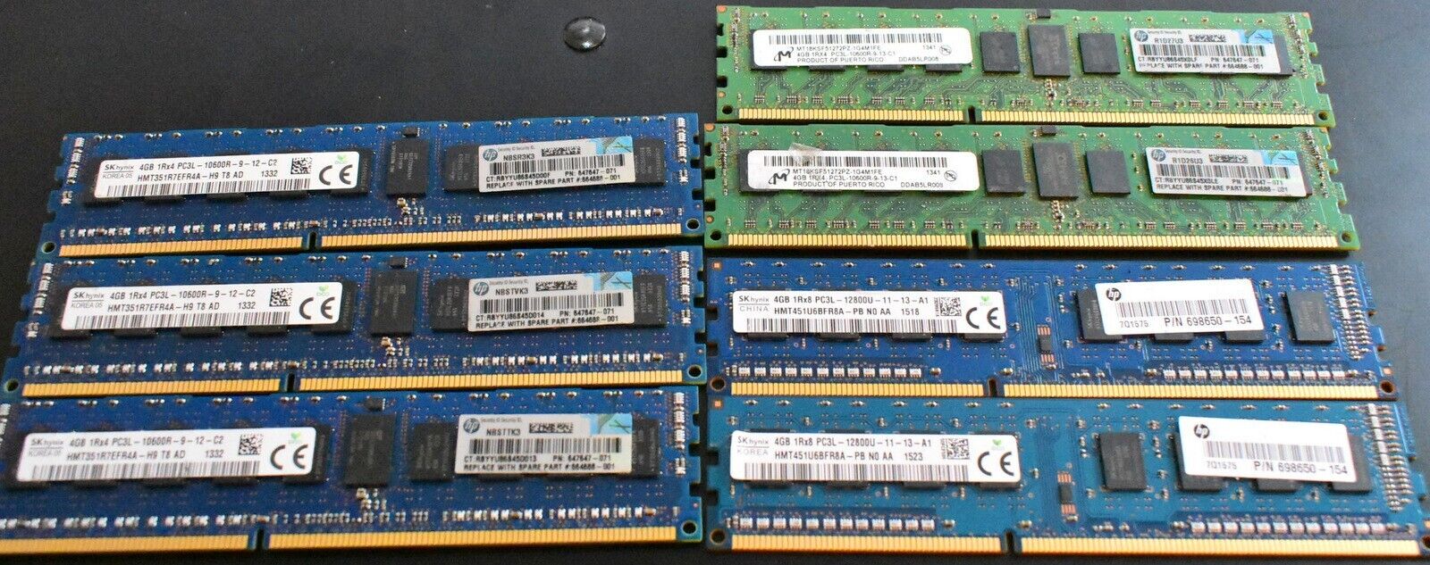 SK hynix Micron HP 28GB (7X4GB) PC3L Mixed DIMM