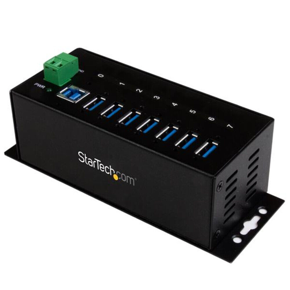Startech.com ST7300USBME 7-Port Industrial USB3.0 Hub ESD/Surge