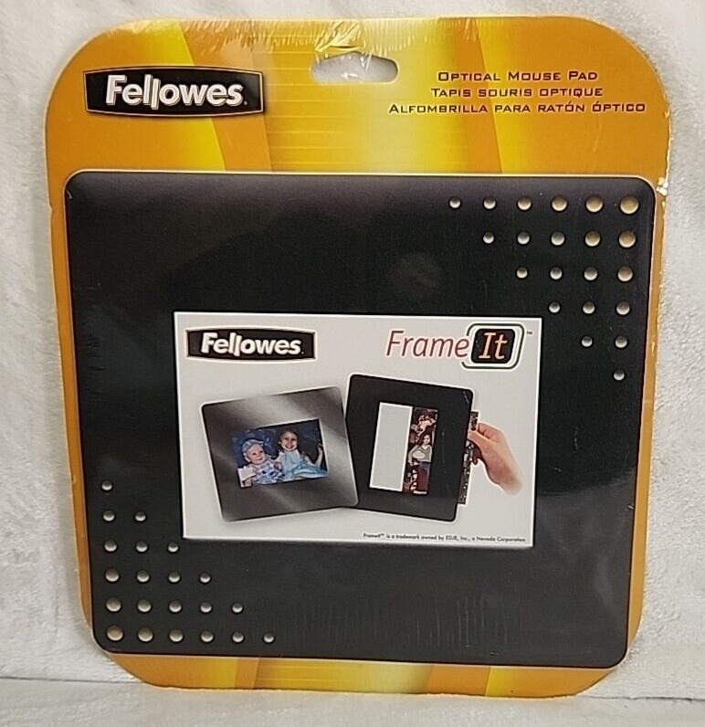 Fellowes Black Optical Photo Mouse Pad C624