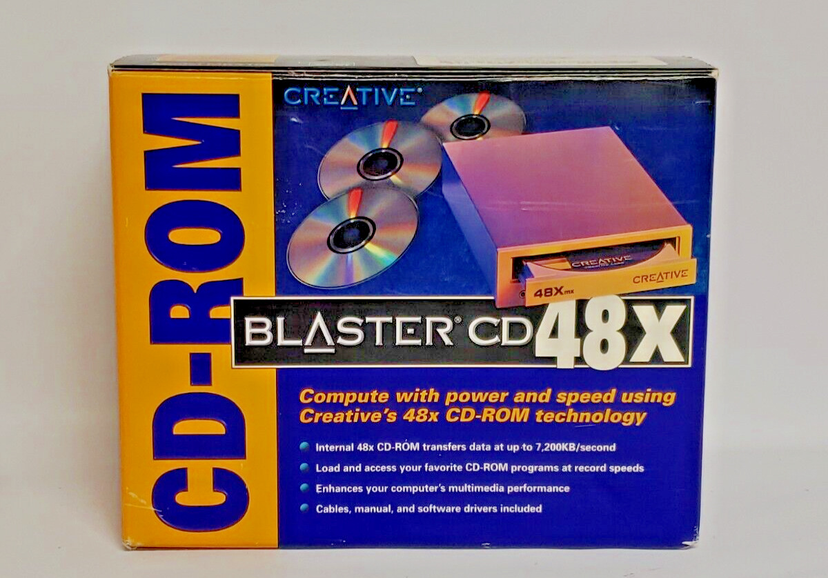 Creative CD Rom Blaster 48X Model #MK4106 Pre-Owned Never Used