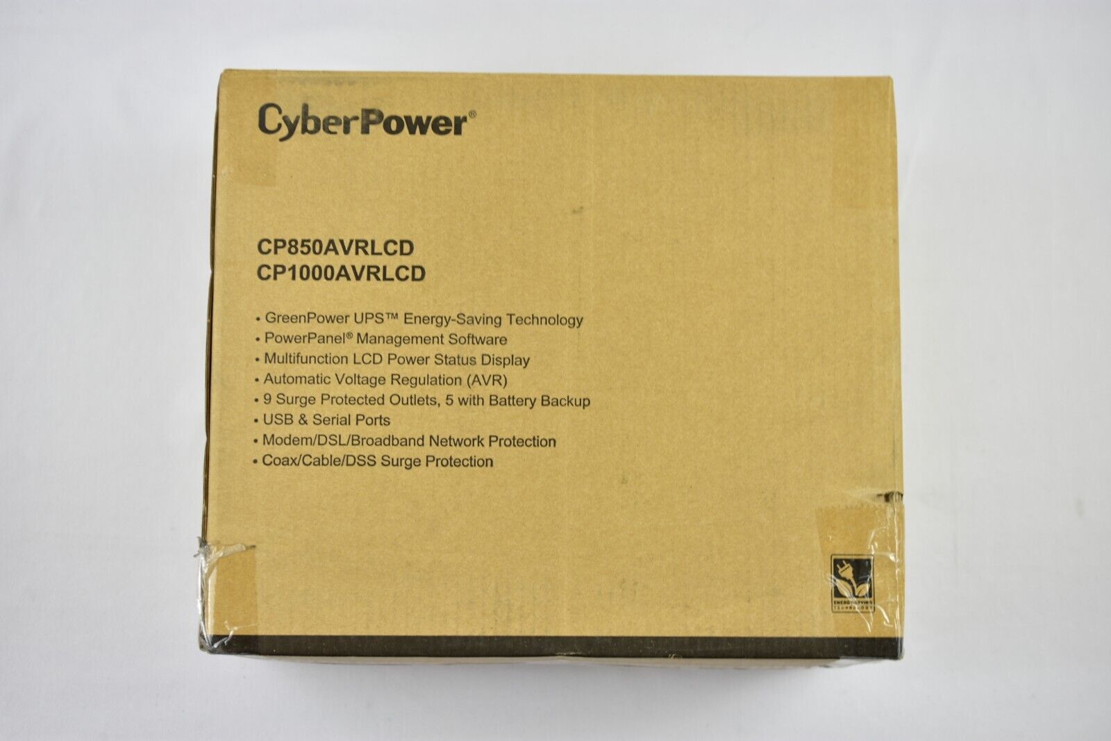 CyberPower 1000VA 600W 120V 9 Outlets (CP1000AVRLCD) Battery Backup NEW OPEN BOX