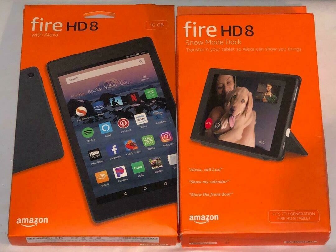 Amazon Kindle Fire HD8 (8th Gen), 80GB, Wi-Fi  8\