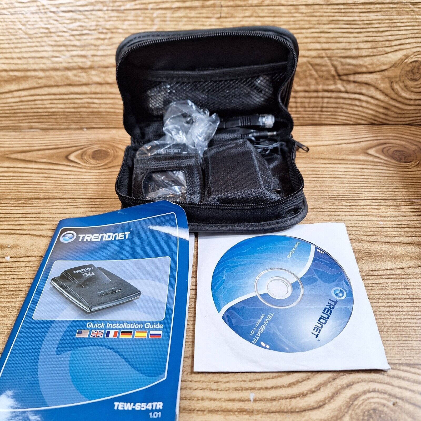 Trendnet Travel Router TEW-654TR-1 In Carrying Case With Manual 
