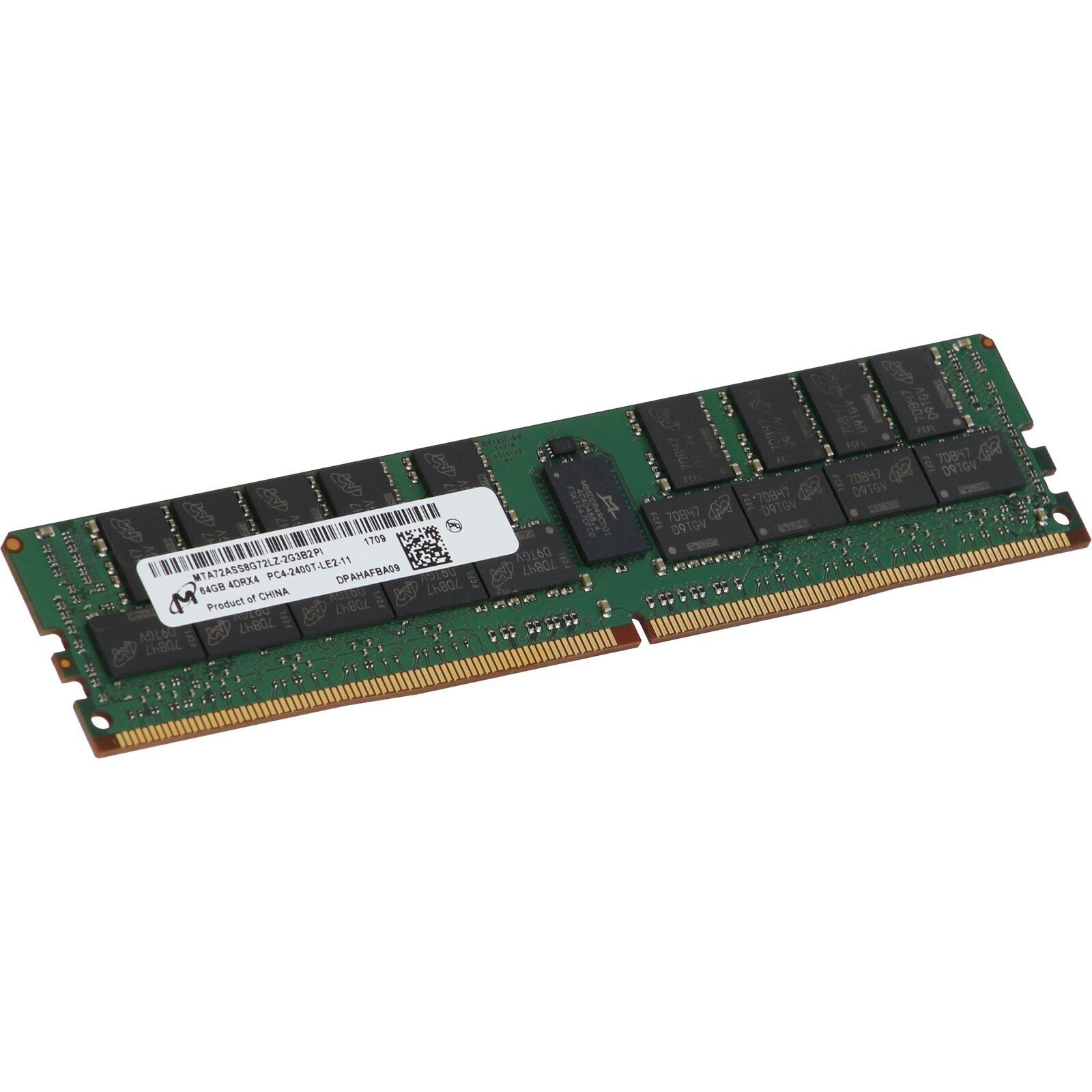 Micron 64GB 4DRx4 LRDIMM- 2400MT/s Load Reduced (MTA72ASS8G72LZ-2G3B2PI-OSTK)
