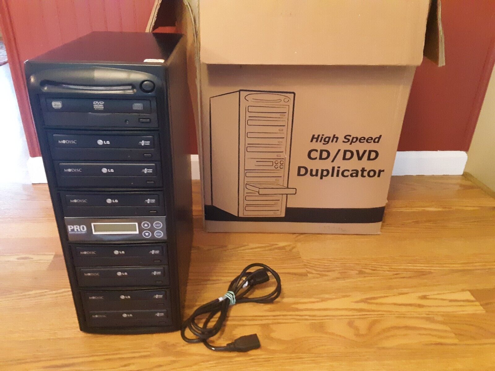 Megalynx7 Systor Multi  DVD CD High Speed Pro Duplica​tor 1-7 Burner Tower
