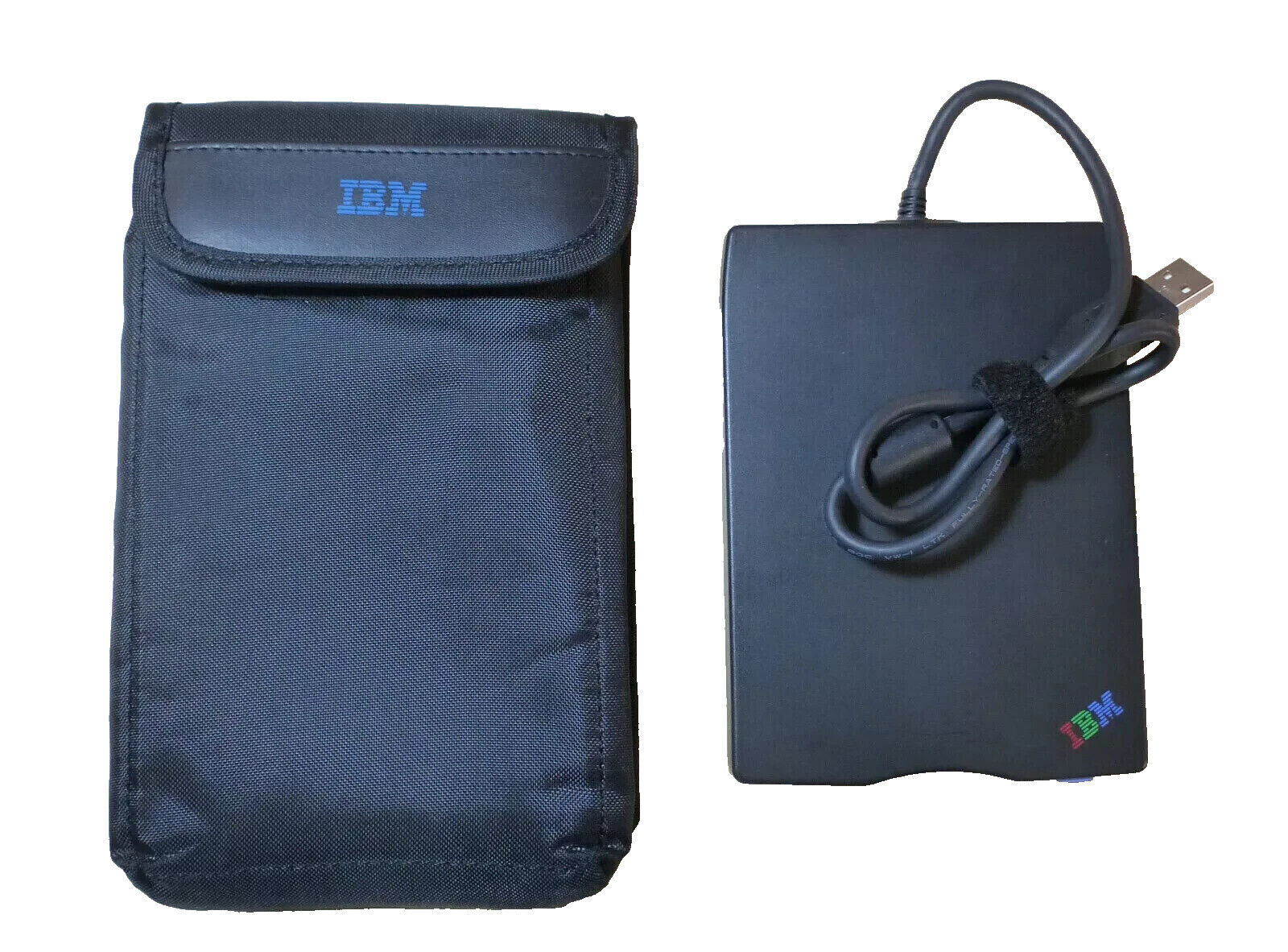 IBM 05K9283 External USB Floppy Disk Drive W/ Case Tested