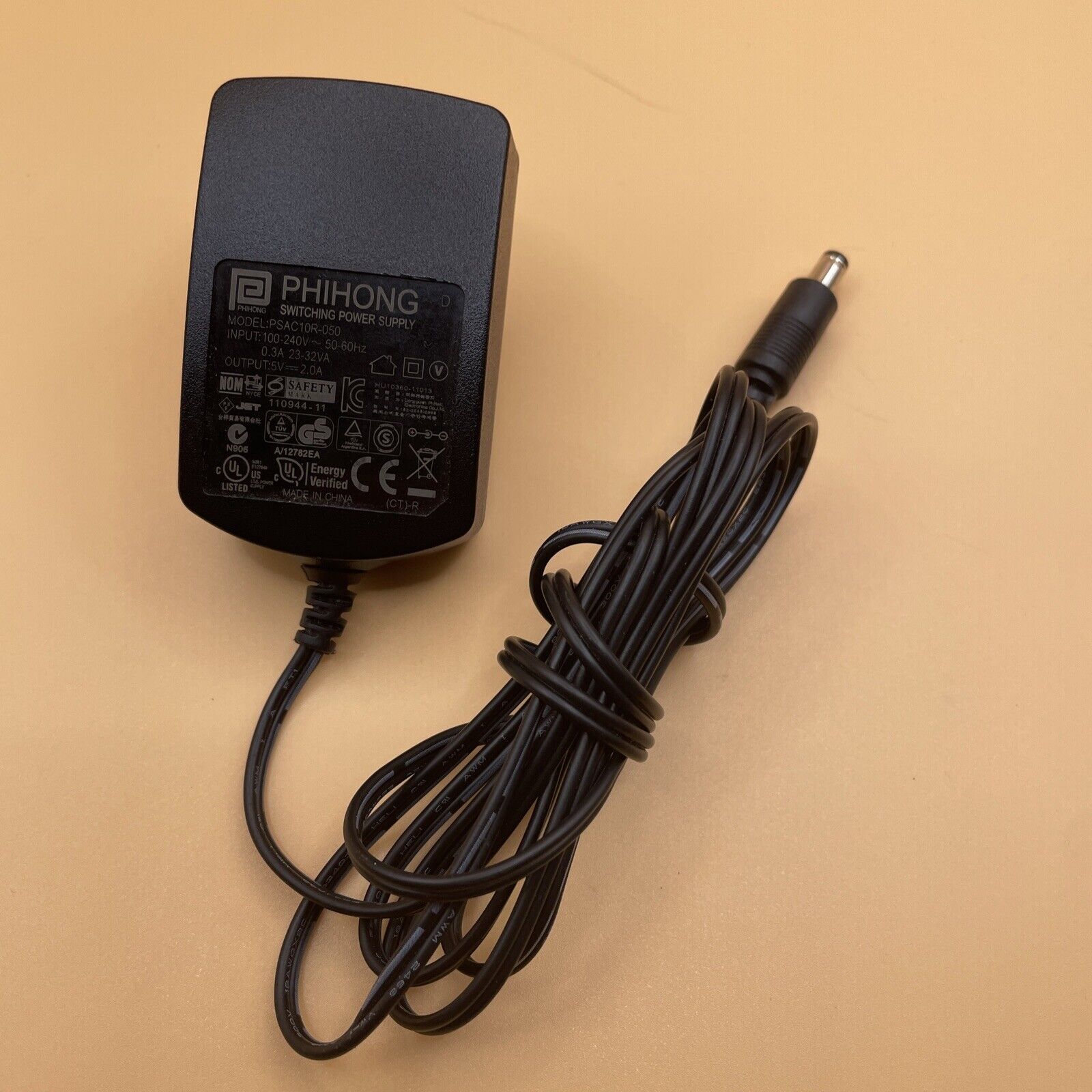 Genuine Phihong PSAC10R-050 AC Adapter Power Supply 5V 2A OEM