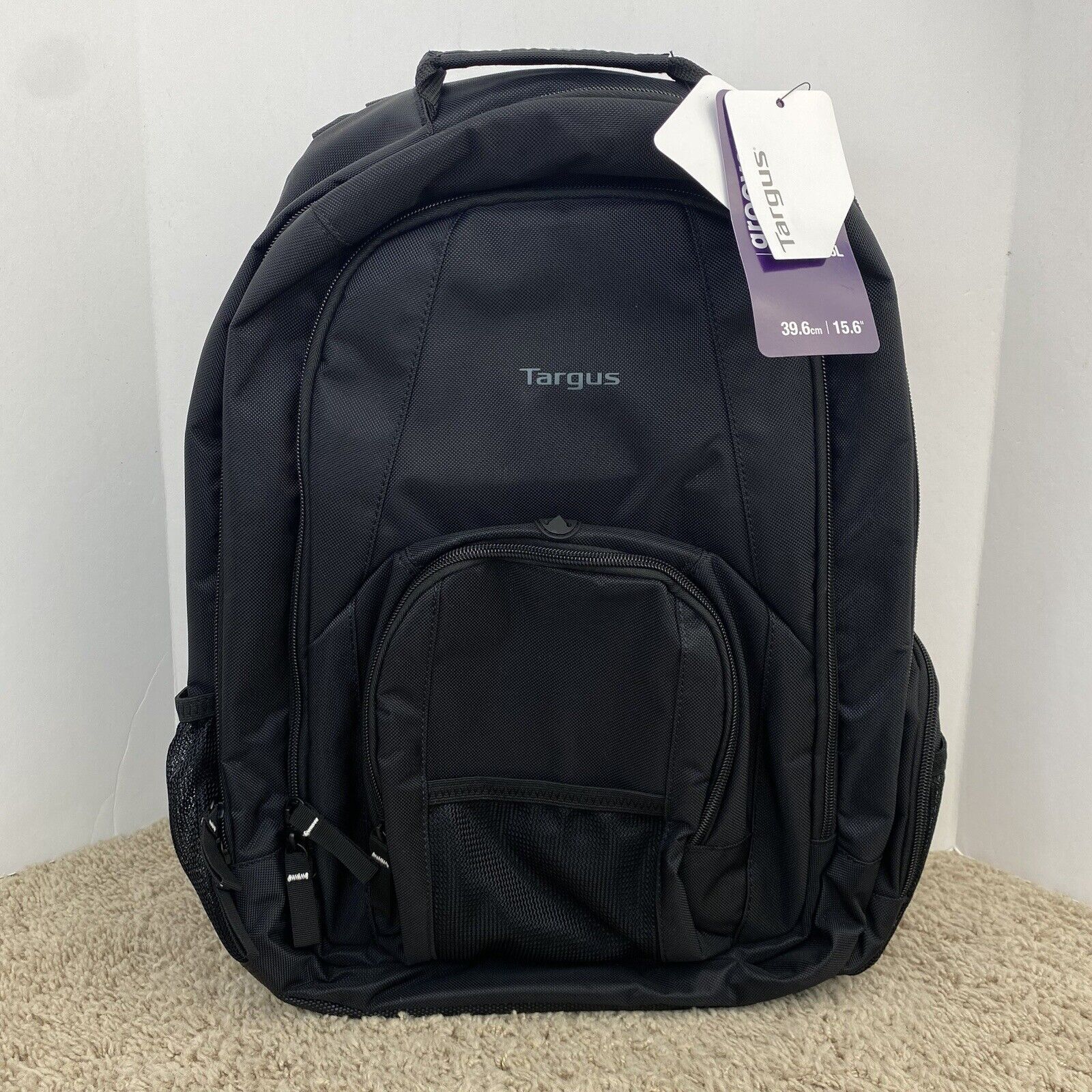 Targus Laptop Backpack 15.6” 25.7 Liter Groove Black Multi Pockets NWT