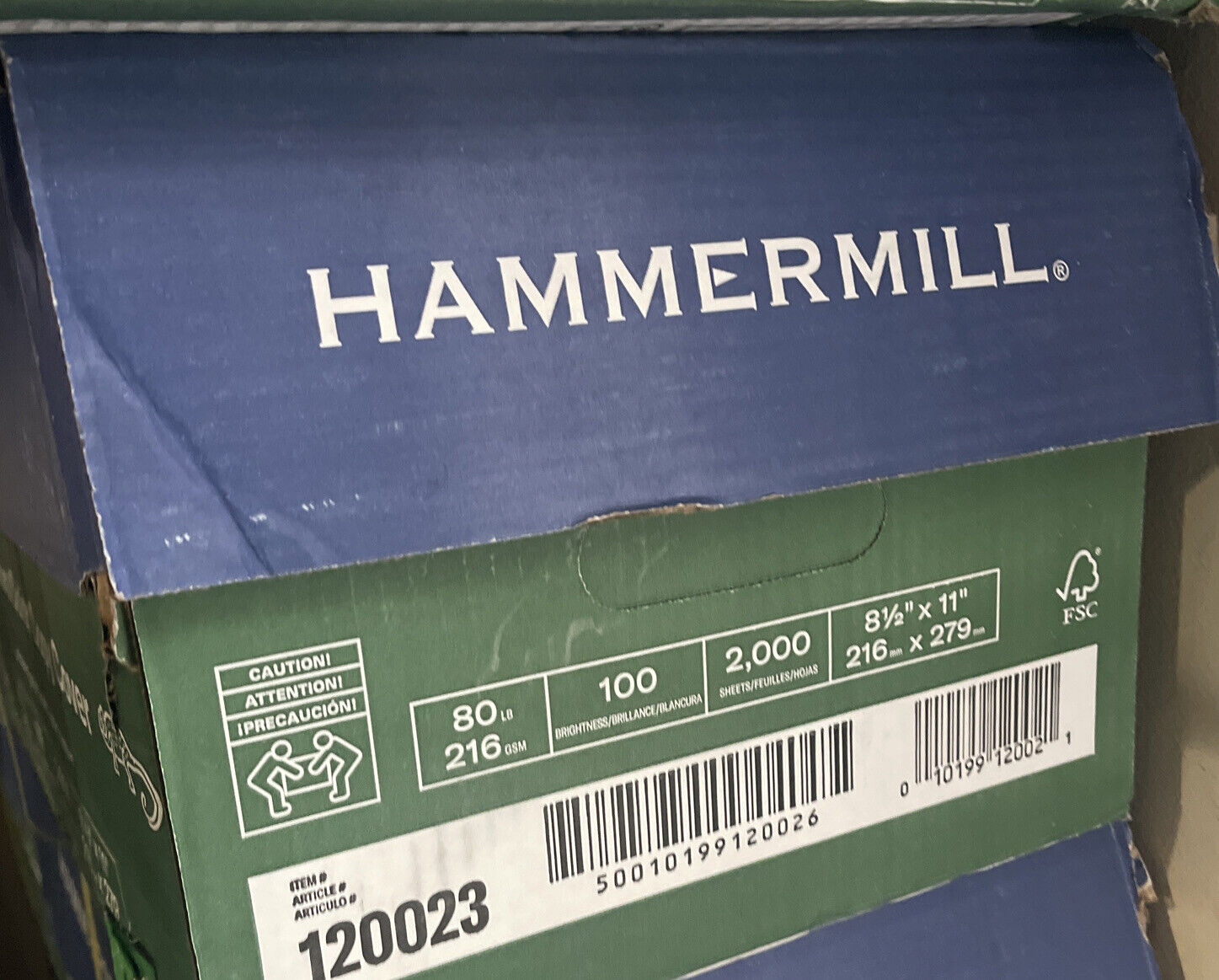 Hammermill Cardstock Premium Color Copy 80 lb 8.5 x 11-8 Pack 2000 Sheets - 1...