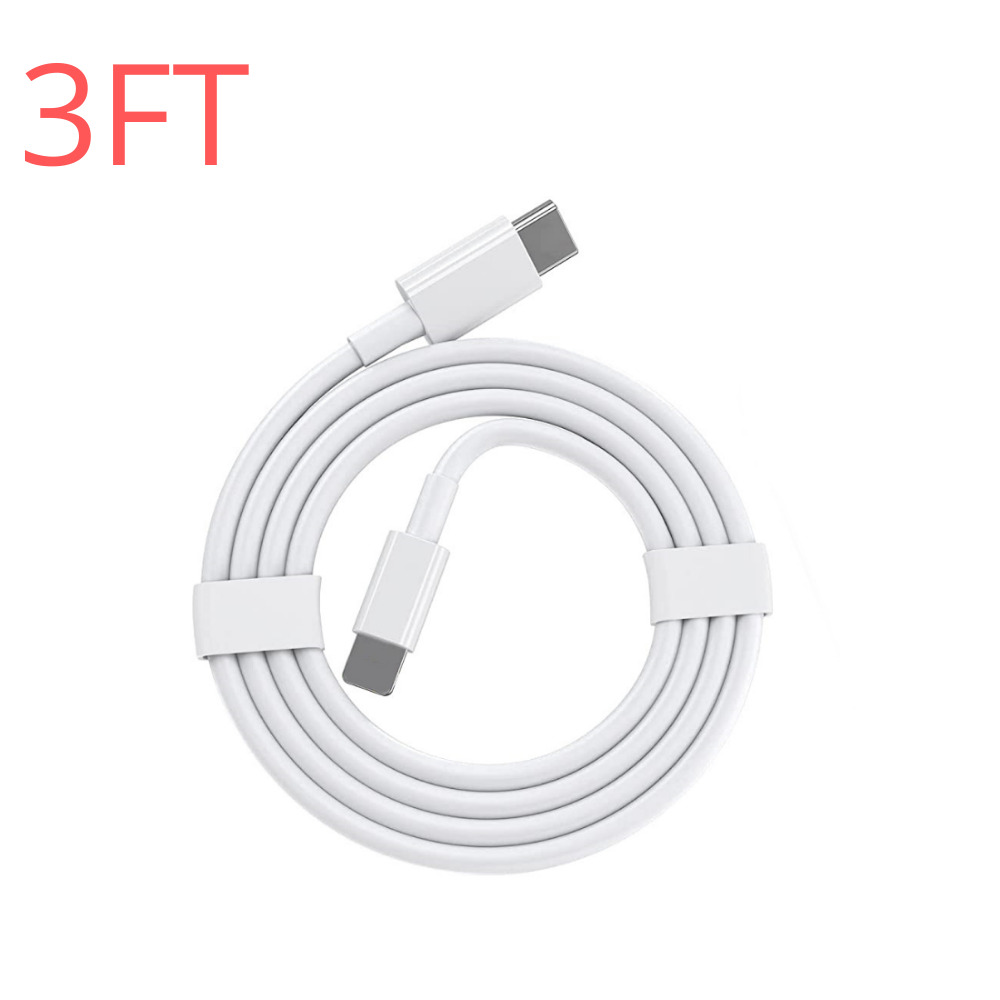 1-5000 Lot USB C Fast Charger Cable 20W PD Type C Cord For iPhone 14 13 12 11 XR