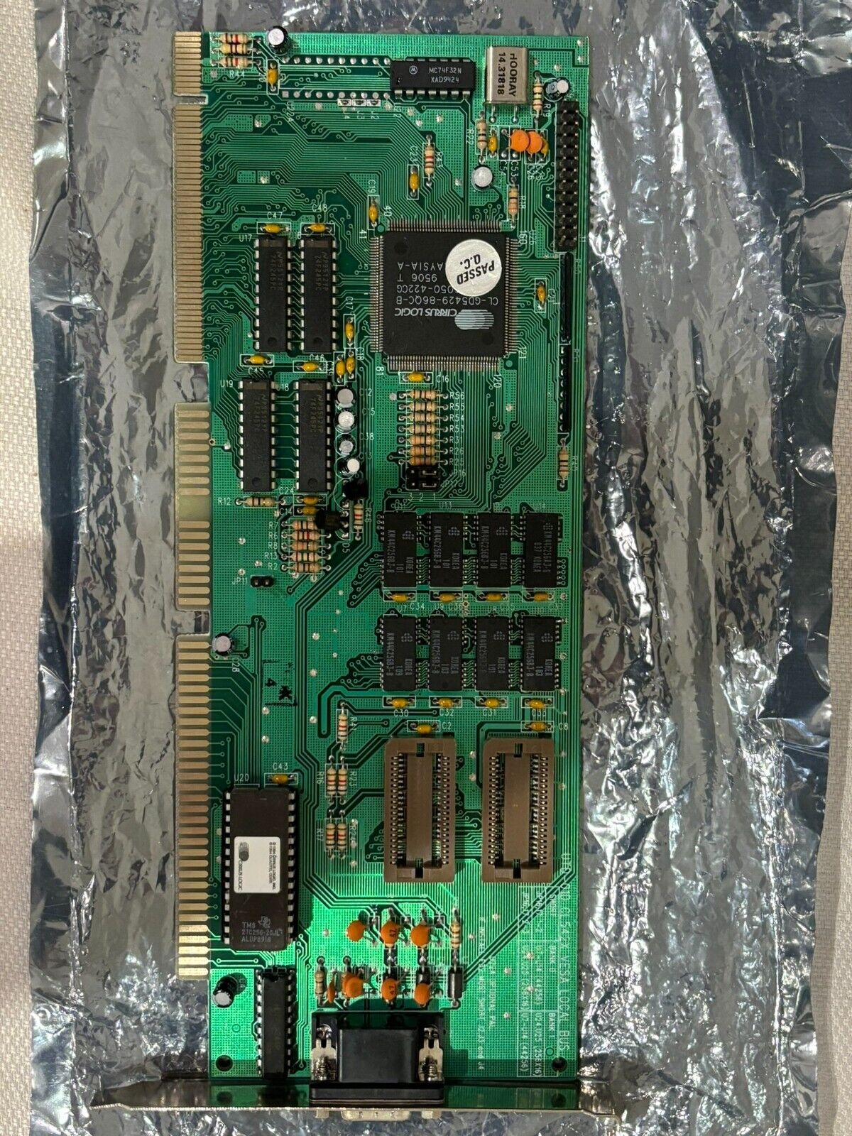 RARE VLB VGA Card CL542X (Cirrus Logic CL-GD5429) 1 MB DOS Retrogaming 94