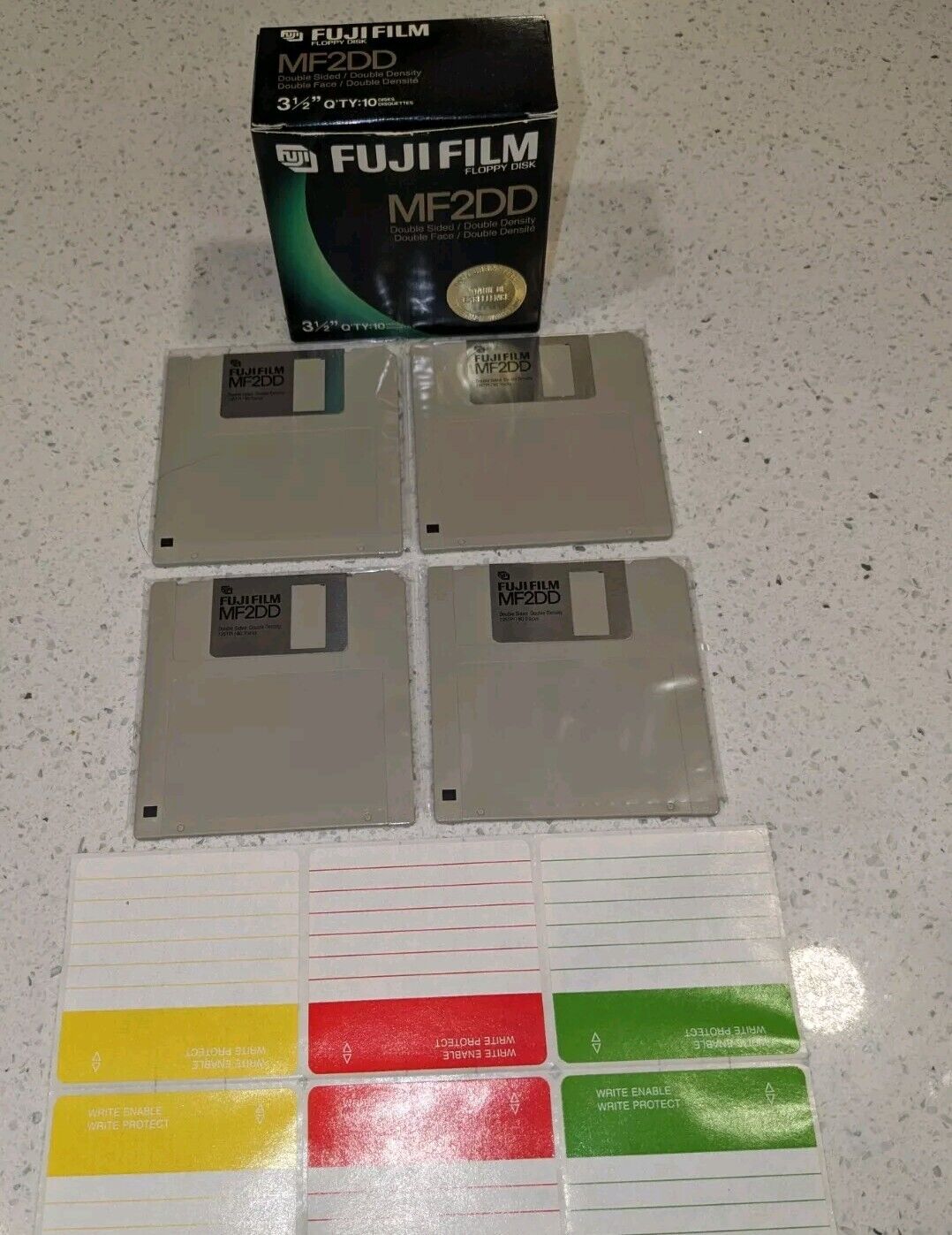 Fujifilm MF2DD Double Sided Double Density Floppy Disks 3.5