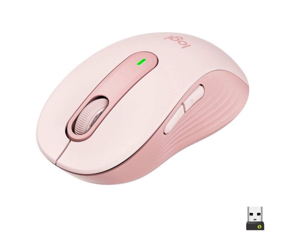 Logitech SIgnature M650 Wireless Mouse - Rose