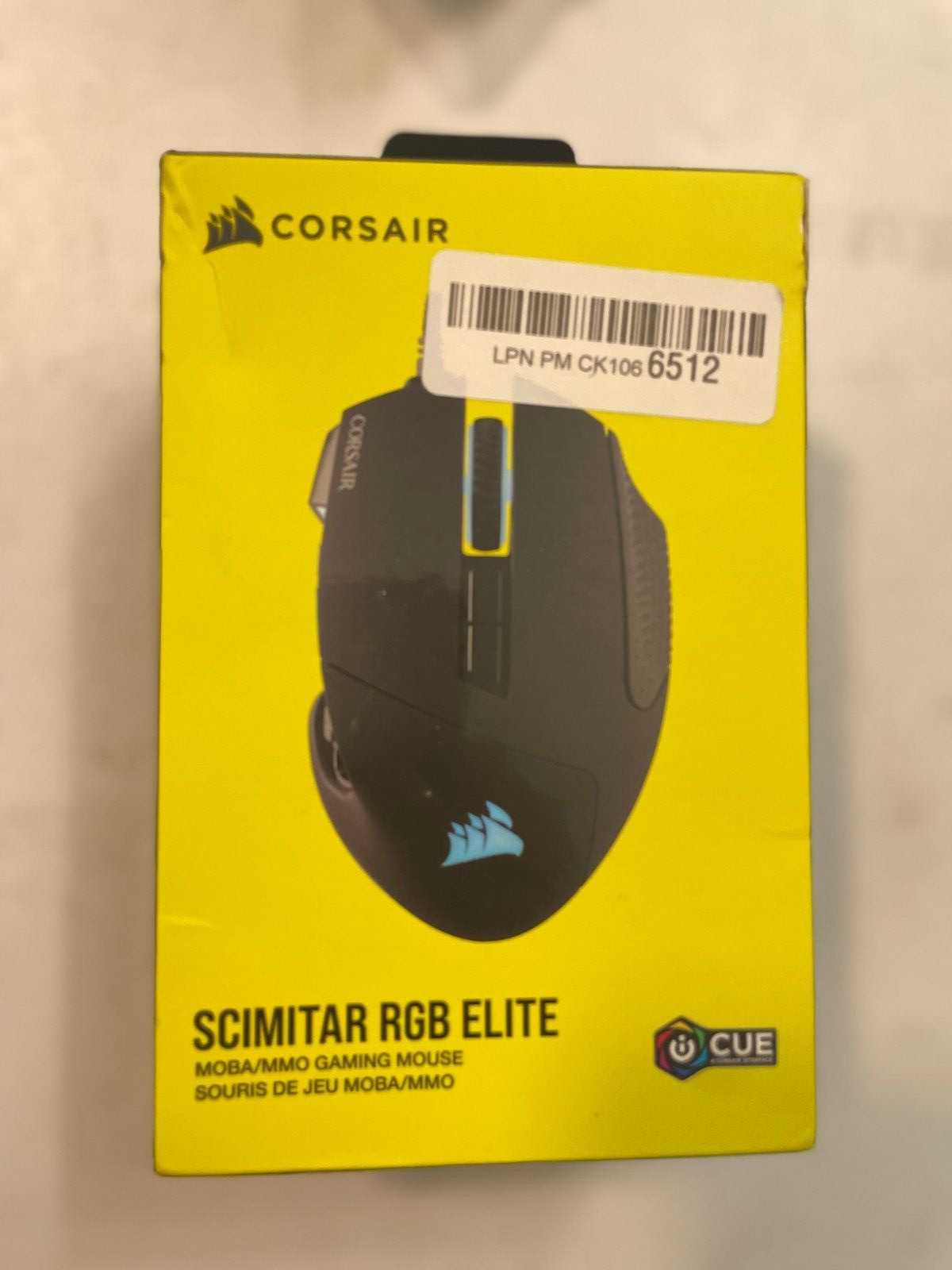 CORSAIR SCIMITAR RGB ELITE Optical MOBA/MMO Gaming Mouse - Black (CH-9304211)