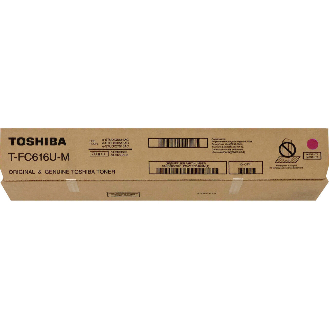 Toshiba OEM T-FC616U-M TFC616UM Magenta Toner eSTUDIO 5516AC 6516AC 7516AC ACT