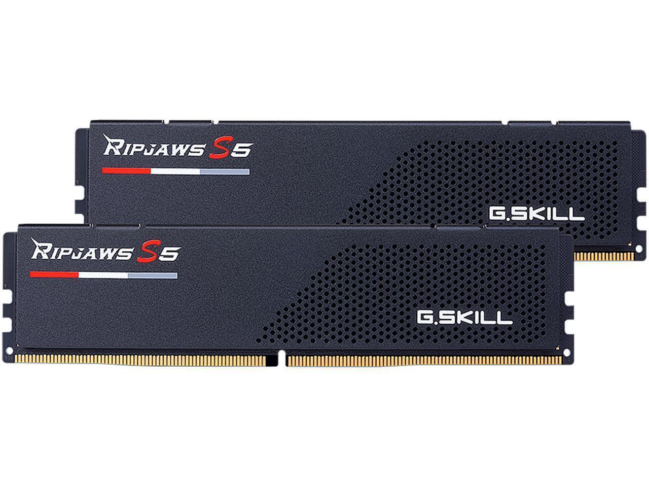 G.SKILL Ripjaws S5 Series 32GB (2 x 16GB) 288-Pin PC RAM DDR5 5600 Intel XMP 3.0