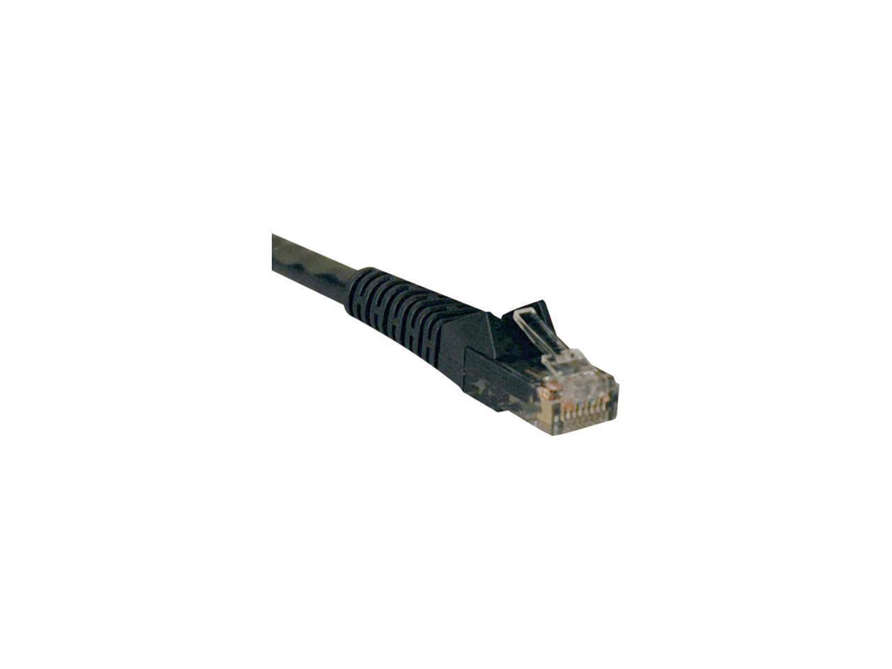 Tripp Lite Cat6 Gigabit Snagless Molded Patch Cable (RJ45 M/M) - Black, 50 ft.