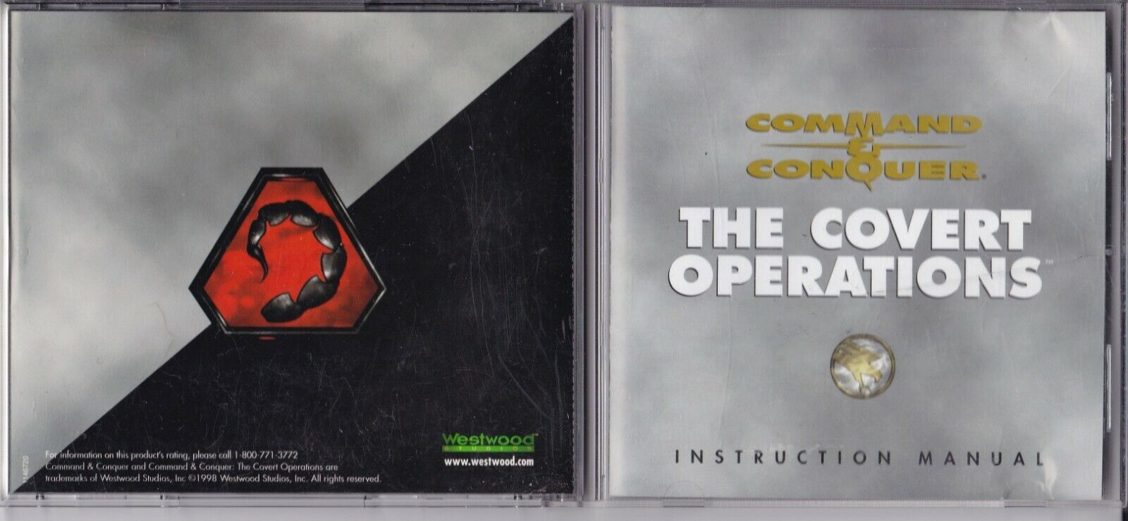 Vintage Command & Conquer: The Covert Operations - Instruction Manual (PC, 1998)