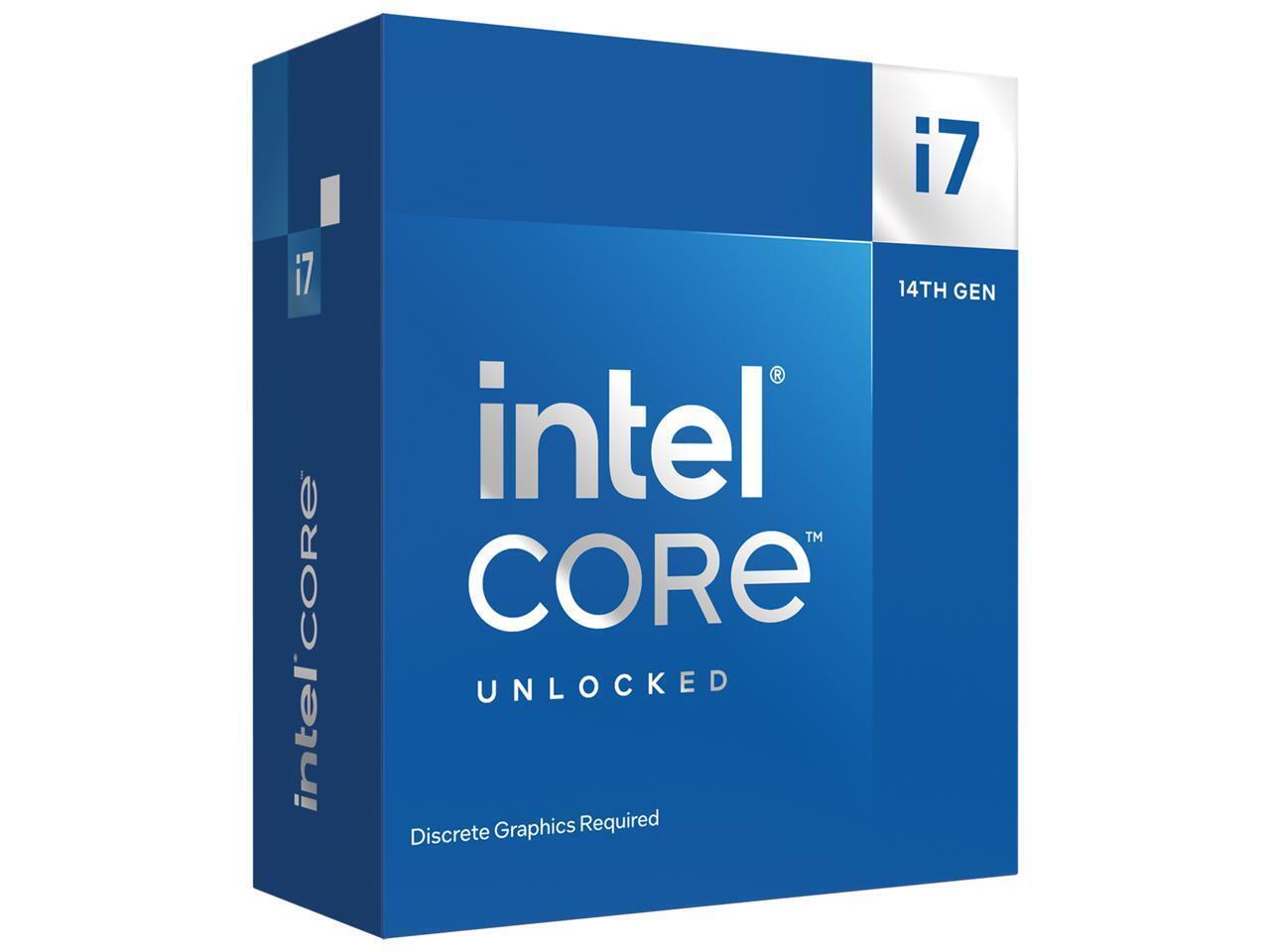 Intel Core i7-14700KF - 14th Gen 20-Core (8P+12E) LGA 1700 125W CPU Processor