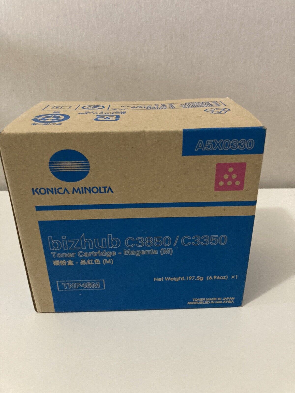 Genuine Konica Minolta TNP48M (A5X0330) Magenta Toner  - NEW SEALED