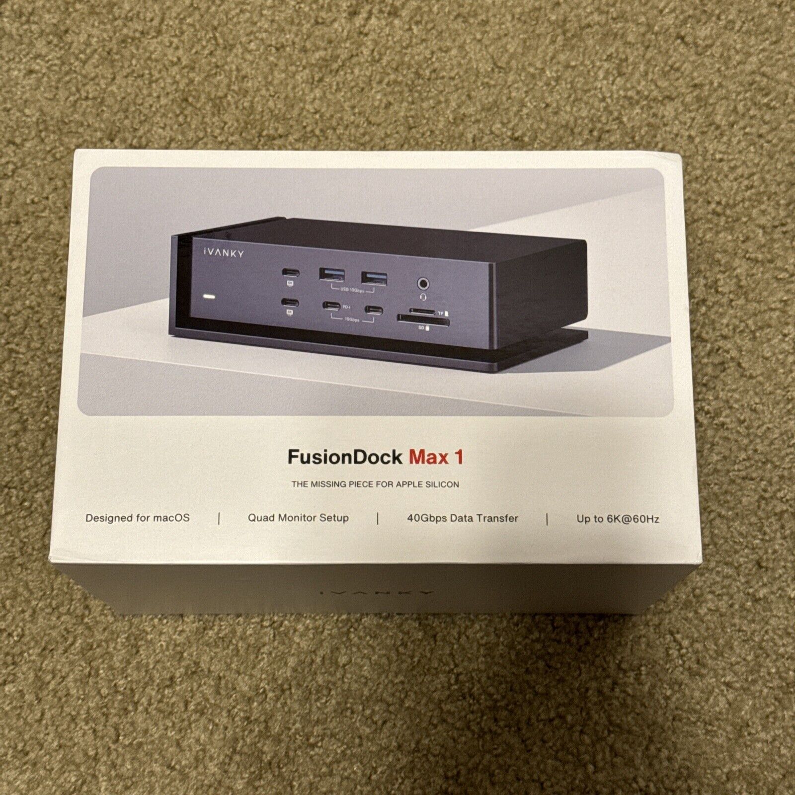 iVANKY FusionDock Max 1 with Dual Thunderbolt 4 Chips for Apple Silicon Macs
