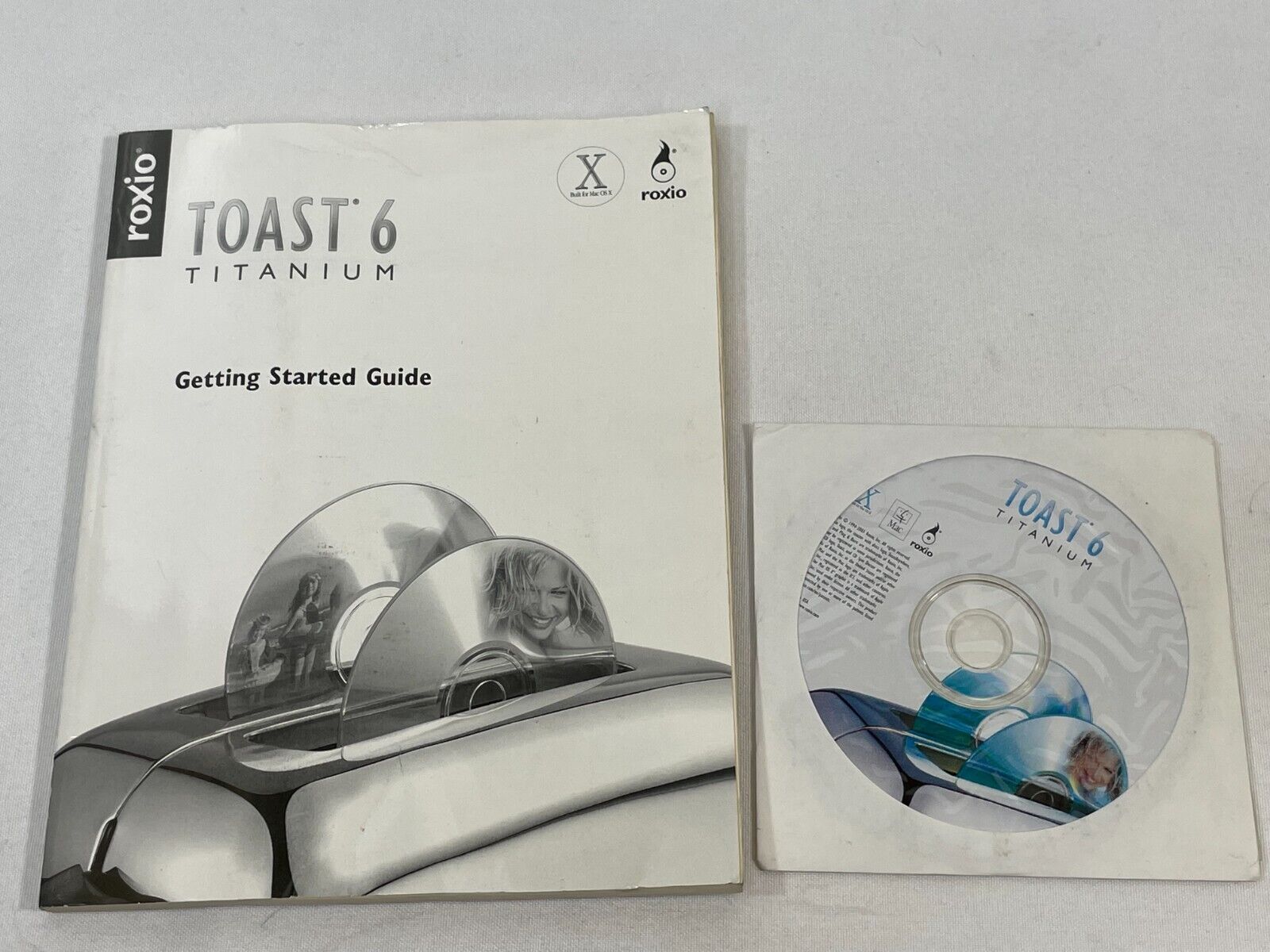 Vintage 2003 Toast 6 Titanium Adaptec CD-ROM Recording Software Mac OS Computer
