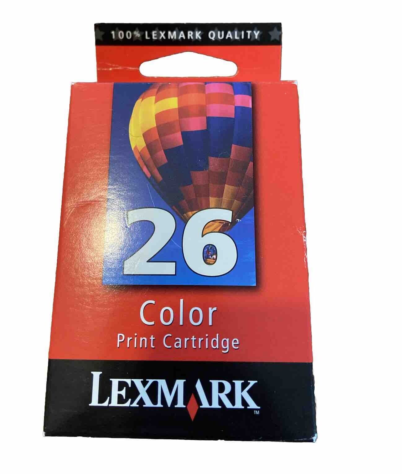 Lexmark 26 Color Print Cartridge  NEW Factory Sealed