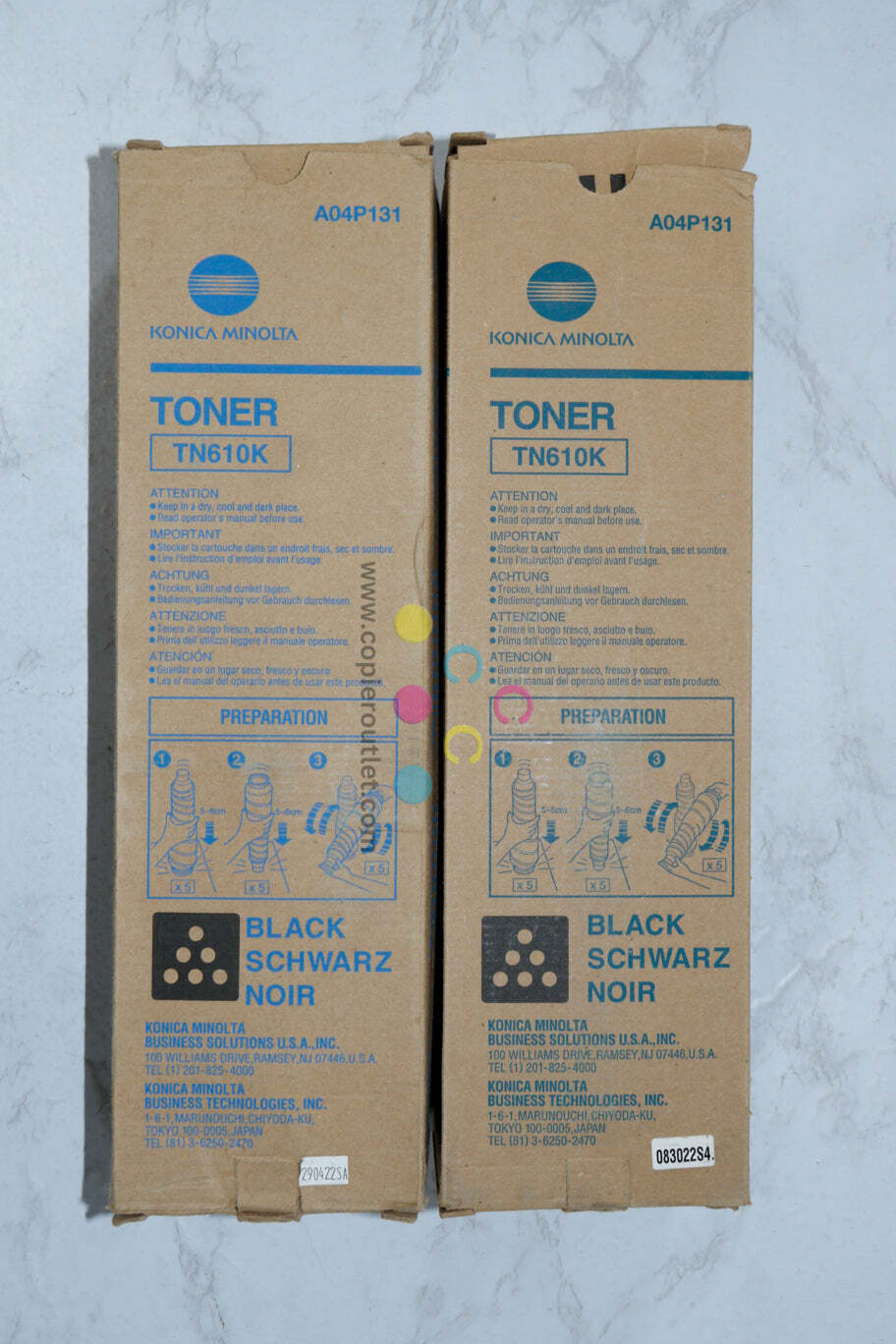 Cosmetic OEM Konica Minolta BH Pro C5500, C6500P Black Toners TN610K (A04P131)