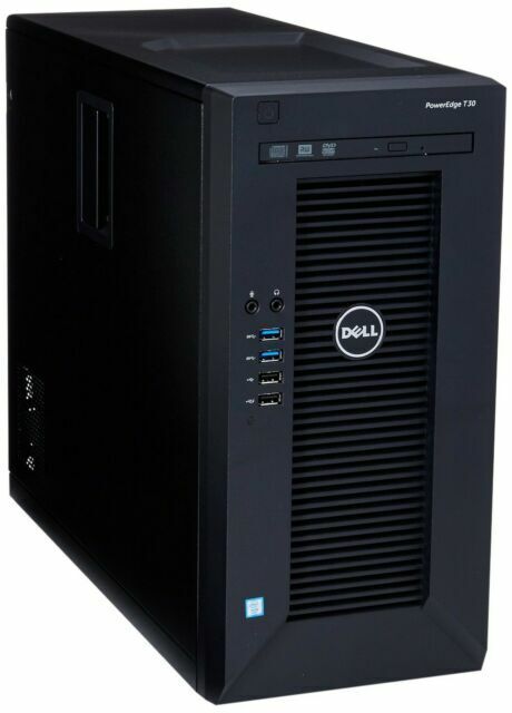 Dell PowerEdge T30 Server Xeon E3-1225 v5 3.3GHz 8GB 1TB HDD DVD+/-RW NO OS