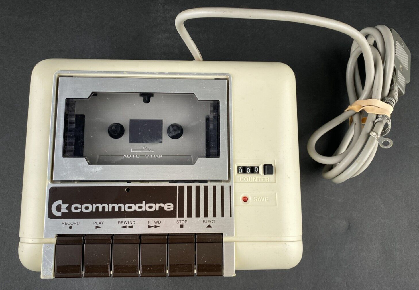 Vintage Commodore C2N Data Cassette Player Recorder