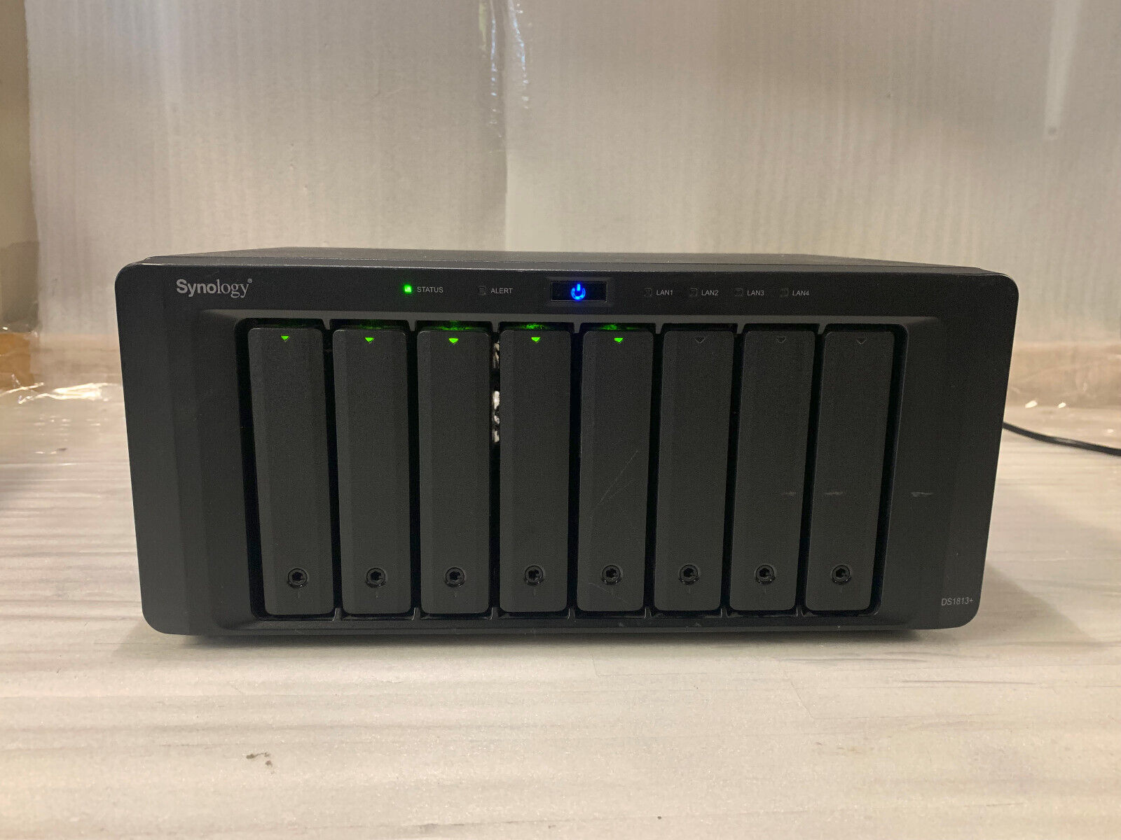 Synology DS1813+ 8 bay Disk Station w/ 8x 2TB Hard drives | Power cord
