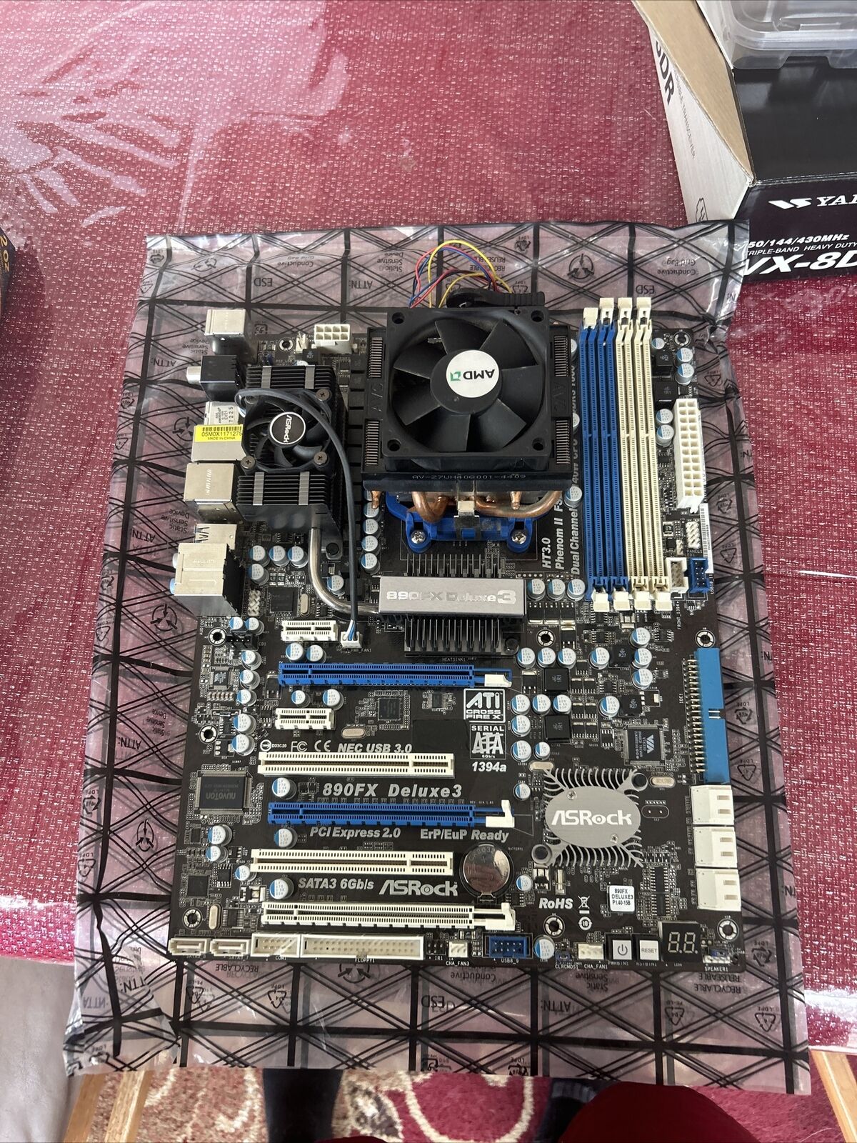 ASROCK 890FX DELUXE 3 Including Processor And Heatsink (AS IS)