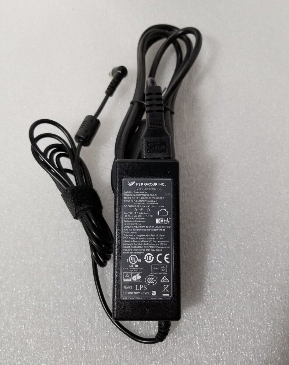 FSP Group Charger A/C Adapter Power Supply FSP065-REB 19V 3.42A 65W **