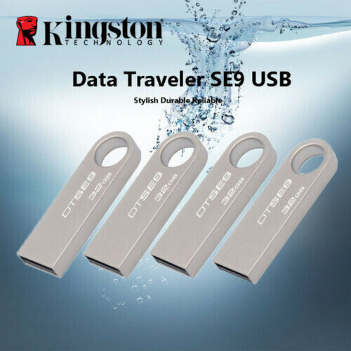 Wholesale Kingston DTSE9 2GB 1/2/3/4/5 PCS Gold USB 2.0 Drive Flash Memory Stick