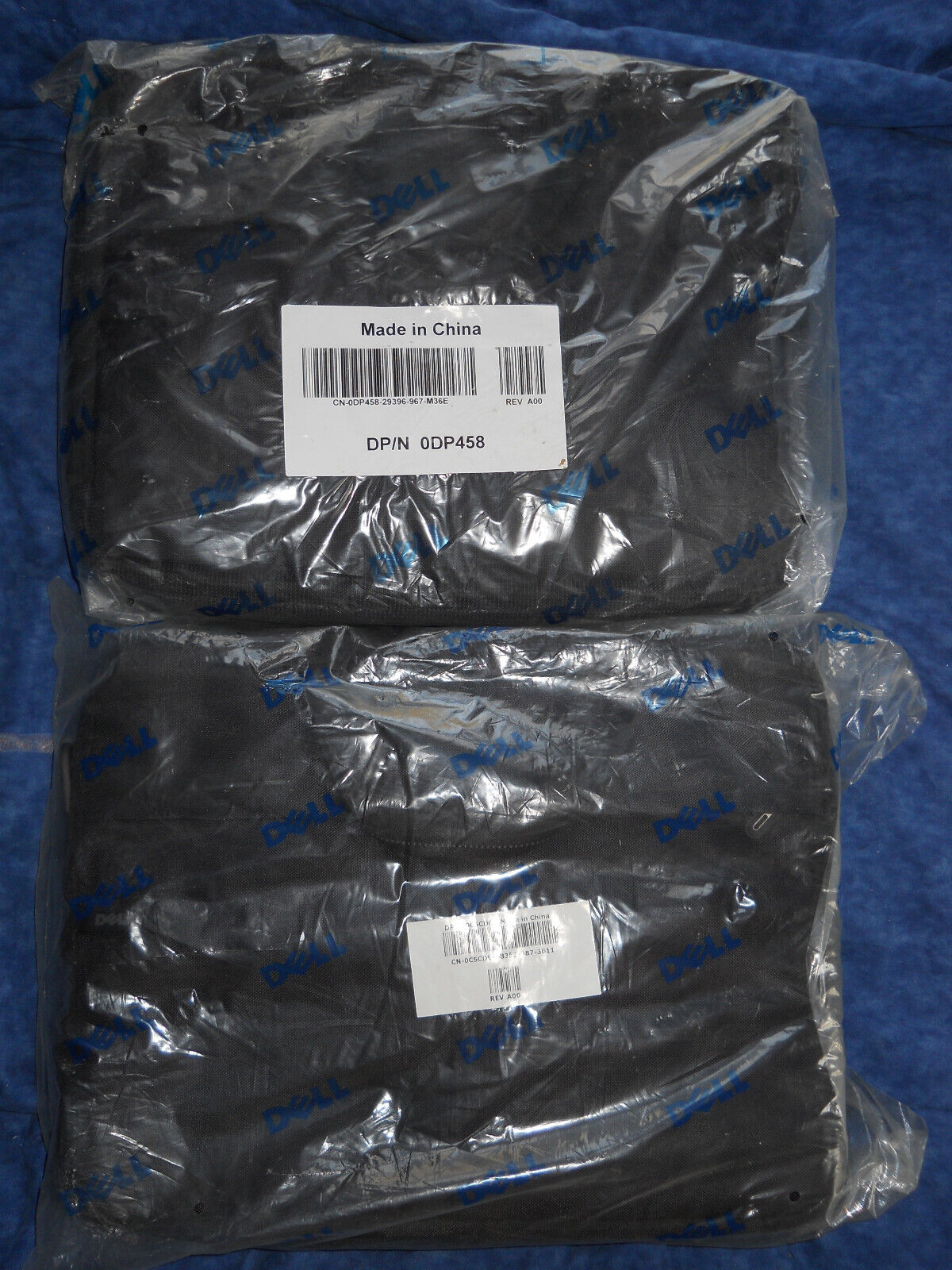 Dell Deluxe Laptop Bag Black Carrying Case Pair Set 0DP458 0C5CDG NEW SEALED