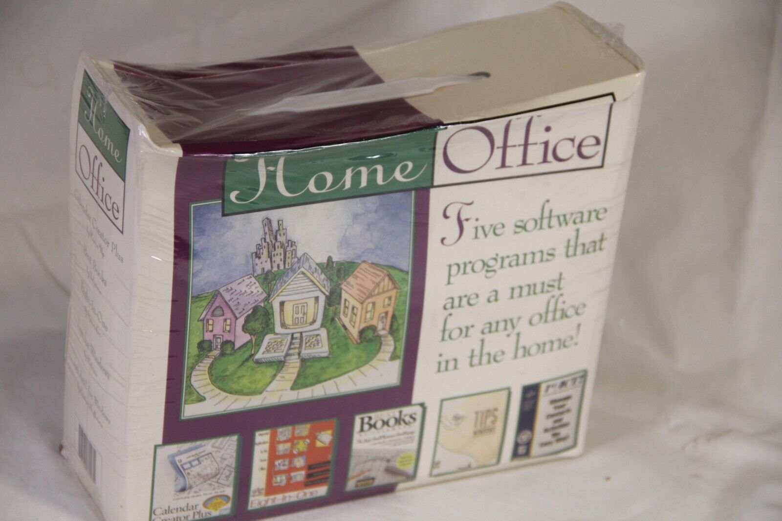 1990s Home Office Software Bundle - Calendar Creator, 1st Act, Best Books & More
