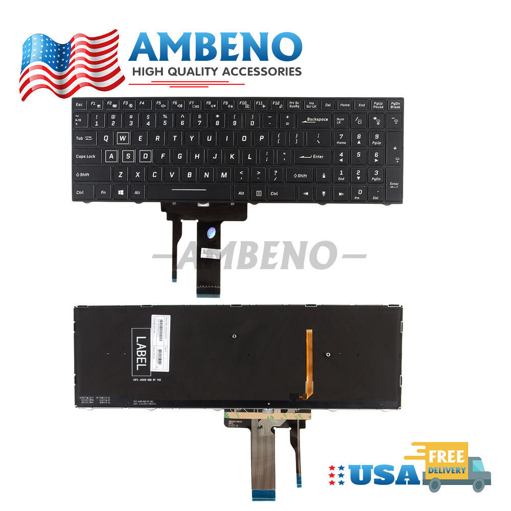 New US Keyboard Backlit For Clevo P970RD P970RF P970RN P970RC P970RD P970RF