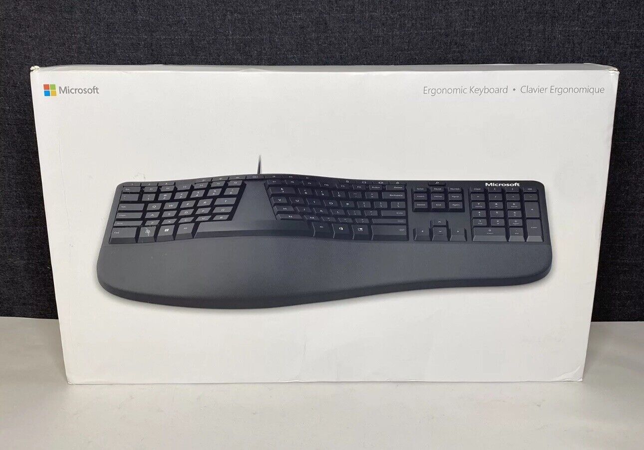 Microsoft (LXM-00001) Model 1878 Ergonomic Keyboard - NEW SEALED (RARE)