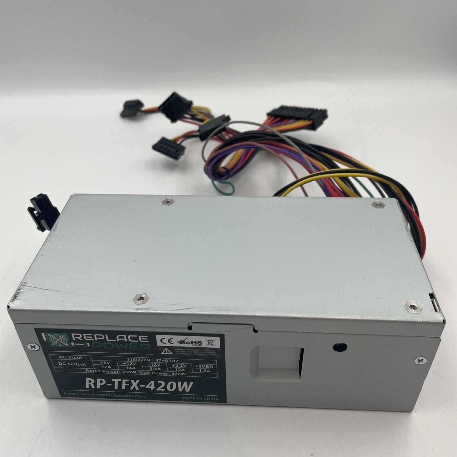 RP-TFX-420W Power Supply for Lenovo Dell with 24 - 14 pin UNTESTED
