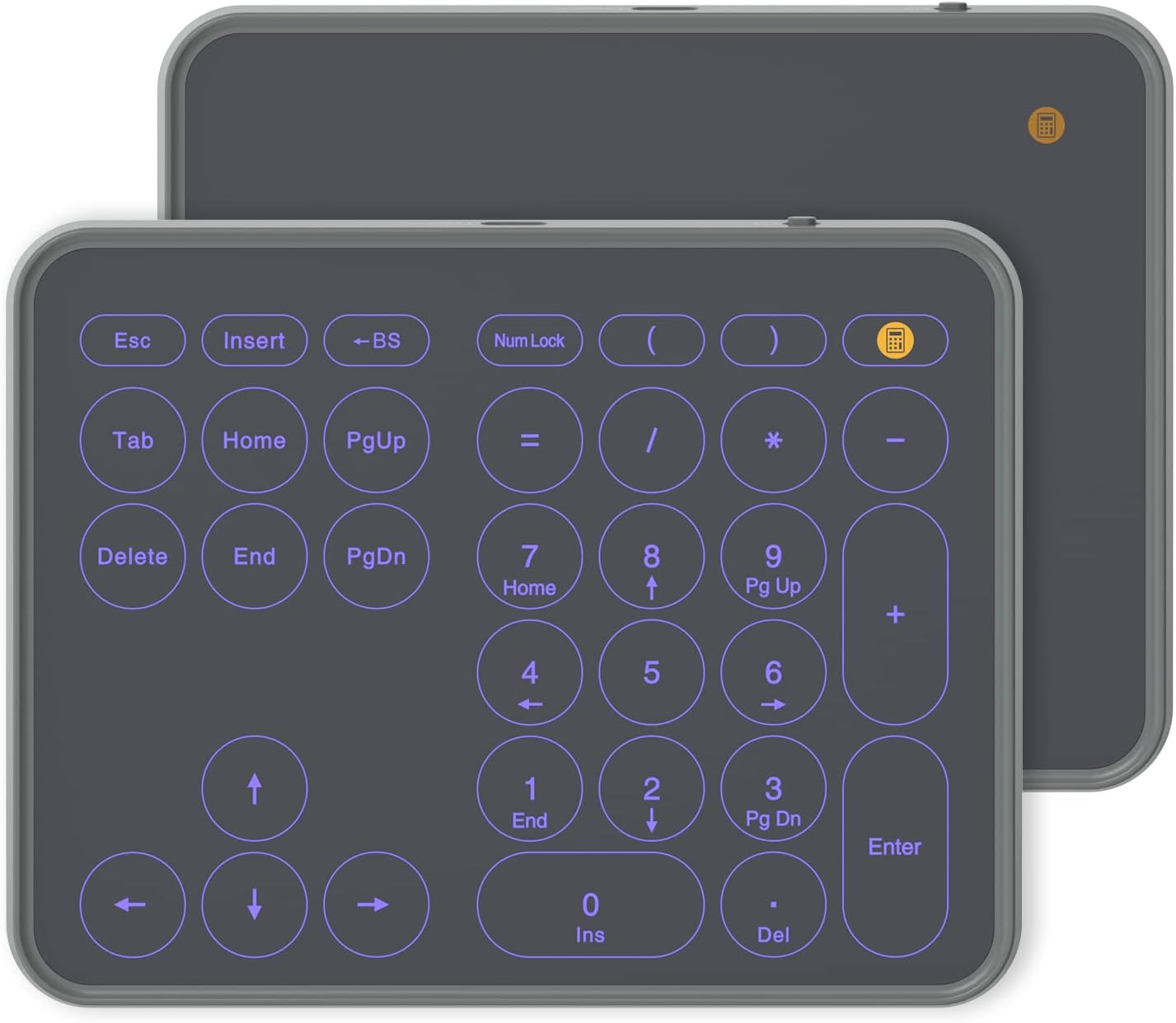 LTC Wired/Wireless Bluetooth Trackpad & Numpad, Portable Built-In Multi-Touch G