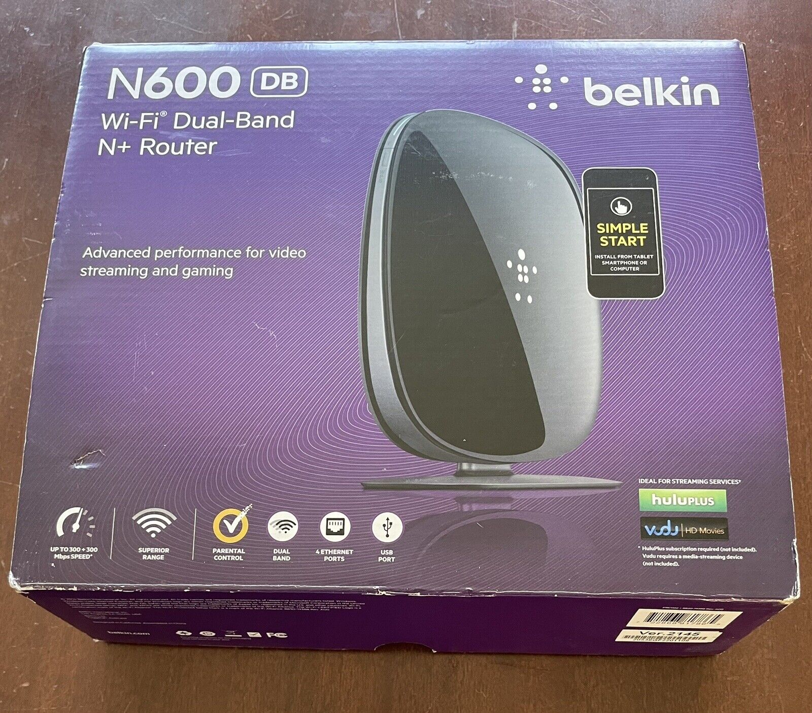 Belkin N600 DB Wi-Fi Dual Band N+ Wireless Router