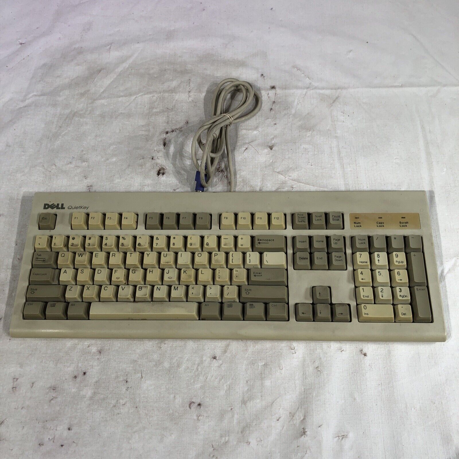 Dell SK-1000REW Keyboard PS/2 Wired Vintage Retro Style