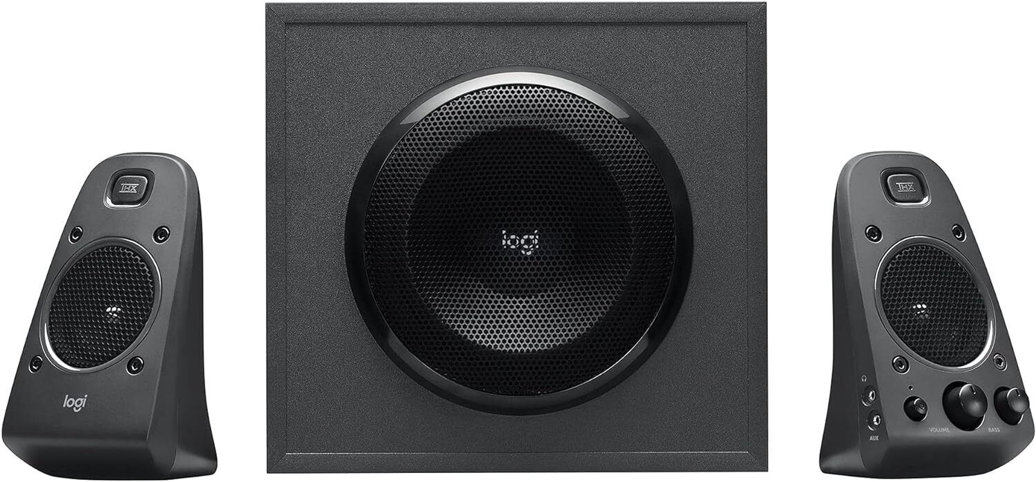 Logitech Z625 Powerful THX Certified 2.1 Speaker System with Optical Input